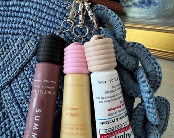 Lip Balm Cloud Keychain Cap, Summer Friday, Laneige, Aquaphor, Carmex