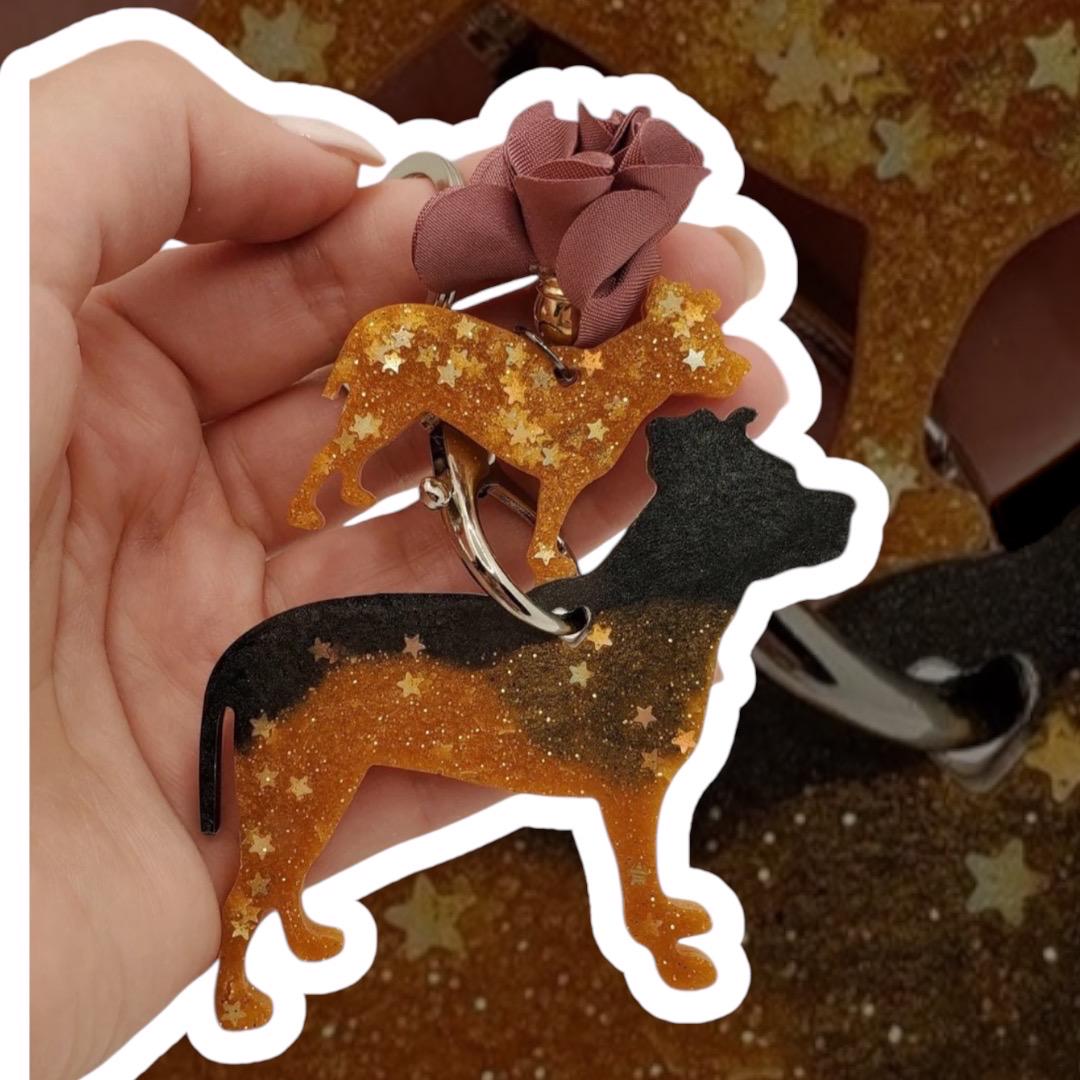Pitbull Keychain - Etsy