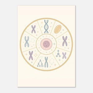 Astrologie ontmoet wetenschap: unieke genetische dierenriemkunst aan de muur