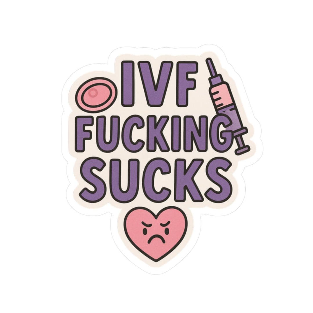 IVF Sticker for Ivf Mama | Funny Ivf Gift, Fertility Sticker, Pregnancy ...