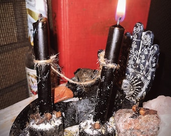 Lectura de tarot de 5 cartas con ritual para cortar el cordón, hechizo para cortar el cordón y trabajo con velas.