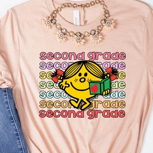 Little Miss Second Grade T-Shirt, Teacher Shirt, Little Miss Sunshine, Back to School, Fall Shirt, Adult Unisex Tee