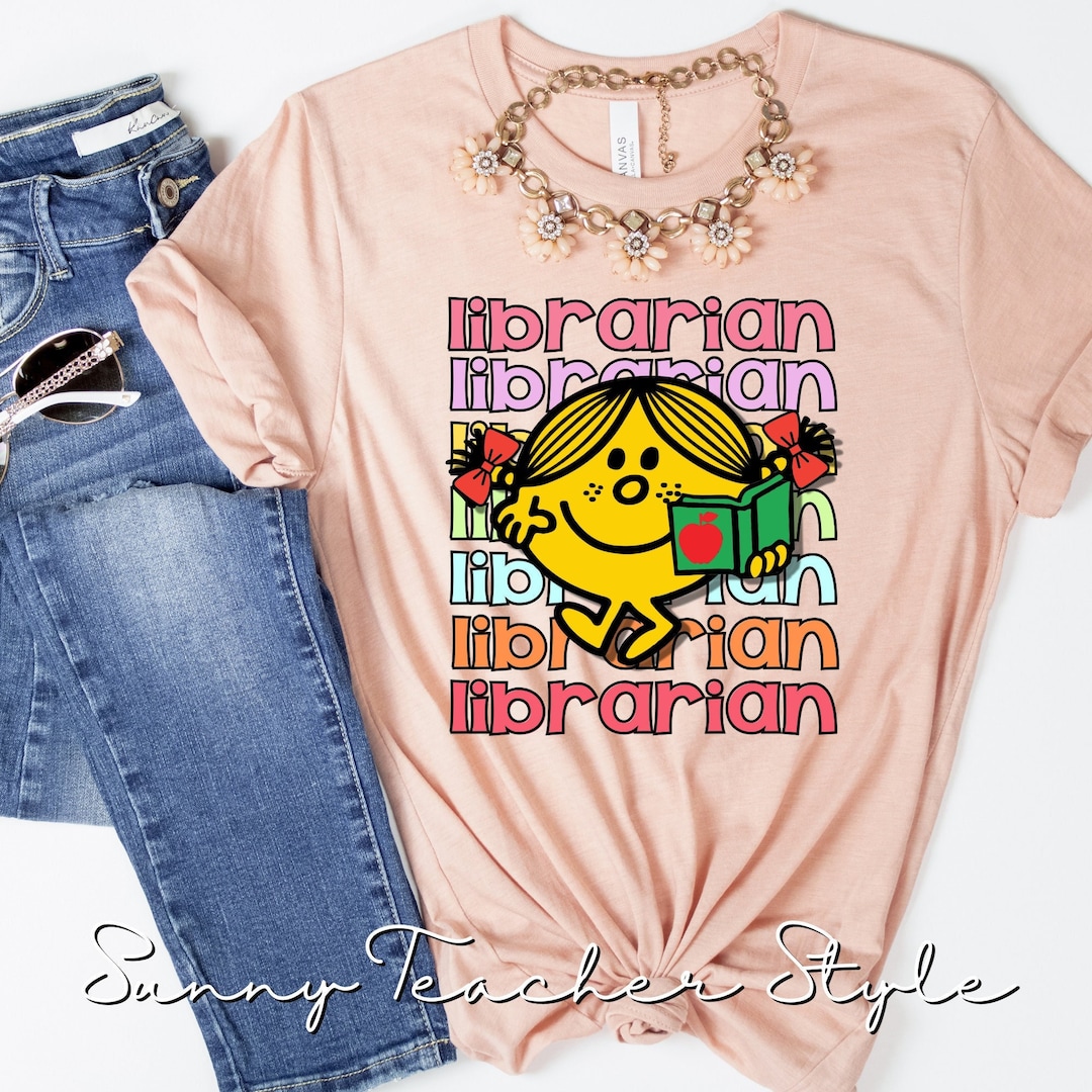 Shirt　to　Librarian　Little　Back　Shirt　Teacher　Trendy　Miss　Etsy