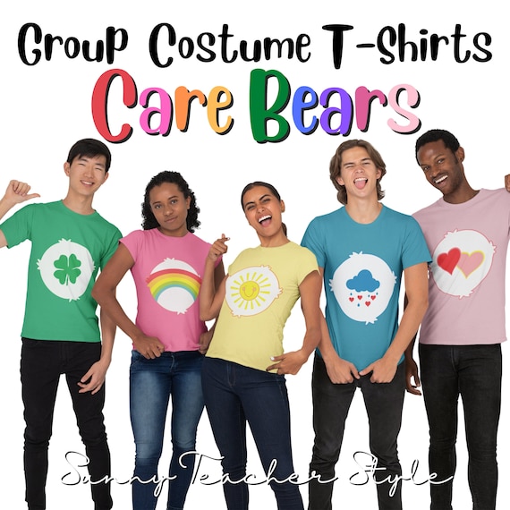 Group Halloween T shirts Group Bear Costume Shirts Teacher Costumes 80s Bear Shirt 2 Sided Design Team Shirts Friend Shirts Halloween Etsy