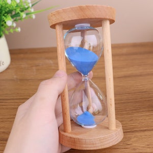 Custom Engraving 3/5/15/30 min Color Sand hourglass Home Decoration coworkers/creative living room,home decoration/best gift/anti-anxiety image 2