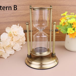 Custom Engraving Vintage refillable Sand Hourglass Timer/ Sand hourglass/ Home Decoration coworkers/creative living room,home decoration zdjęcie 5
