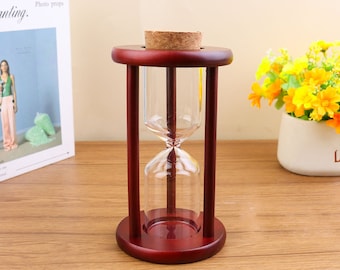 Temporizador de arena vacío /Reloj de arena a prueba de arena / Botella Temporizador autoinstalado Arena /Decoración de la habitación /decoración del hogar/regalo para ella/mejor regalo