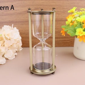 Custom Engraving Vintage refillable Sand Hourglass Timer/ Sand hourglass/ Home Decoration coworkers/creative living room,home decoration zdjęcie 4