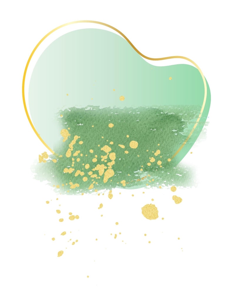 Green Bliss Printable Wall Art Etsy UK