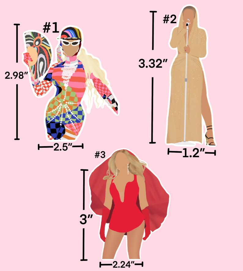 Beyonce Sticker Pack Renaissance Tour Stickers Beyhive Stickers Vinyl ...