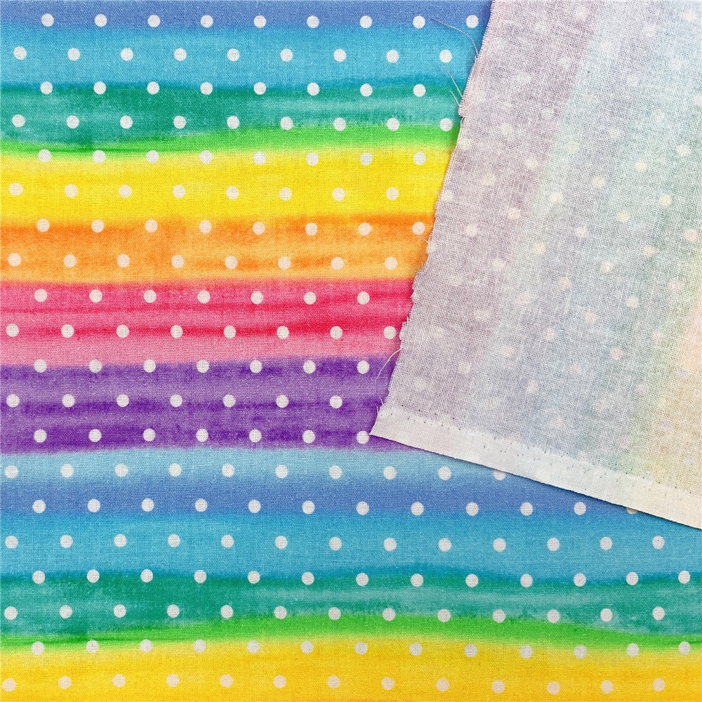 Rainbow Point Digital Cotton Fabric, 43inch X 1/2 Yard - Etsy