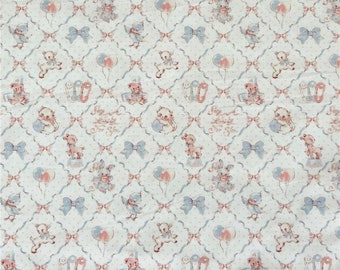 Vintage Animal Fabric 100% Cotton Fabric By Half Yard
