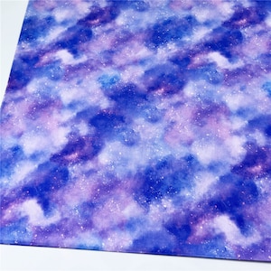 Stars Space Galaxy Starry sky  Fabric,43Inch X Half Yard