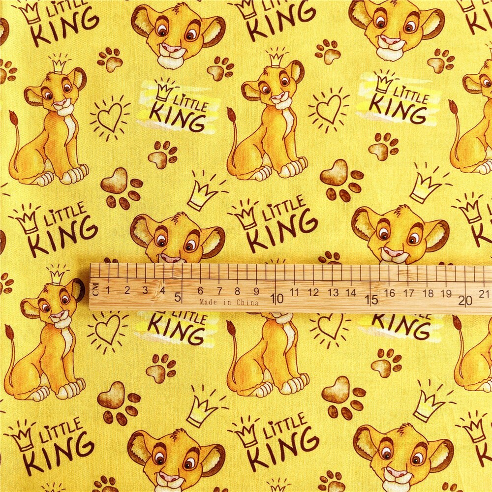 Disney Fabric the Lion King Fabric Cartoon Anime Cotton Fabric Etsy