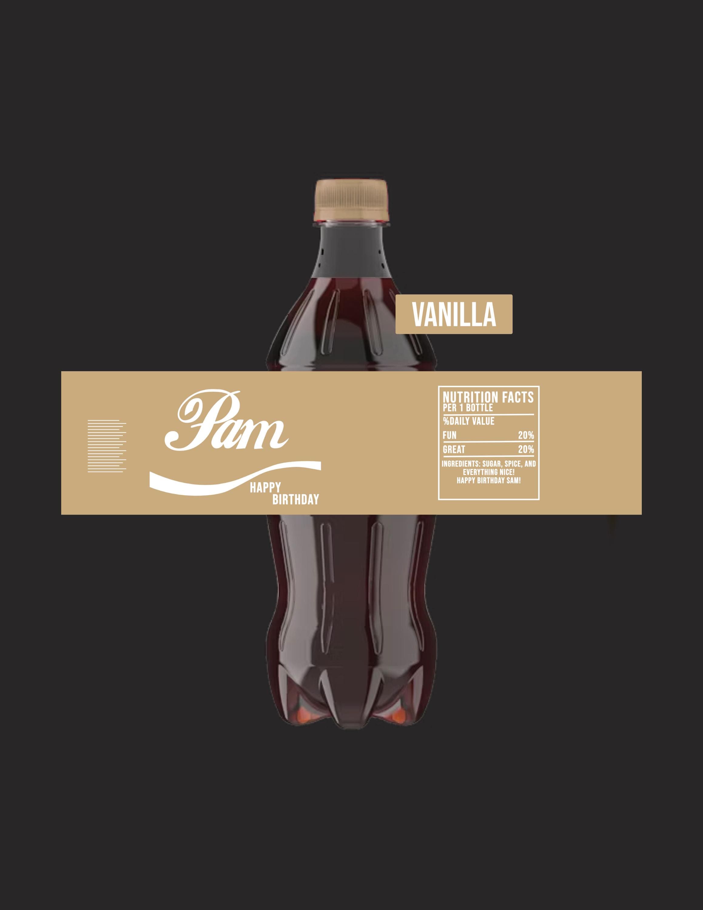 Personalized Coke Bottle Label: Custom Pop Label (digital Download) - Etsy