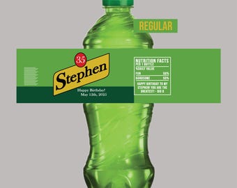 Custom Schweppes Label: Birthday, Retirement, Wedding (Digital Download)