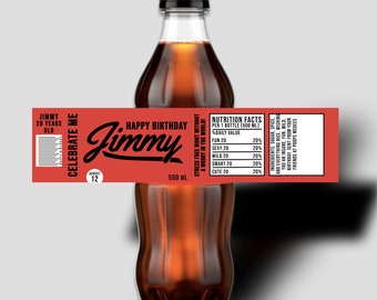 Digital Download - Coca Cola Label for any Occasion!