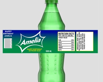 Digital Download - Sprite Label for any Occasion!