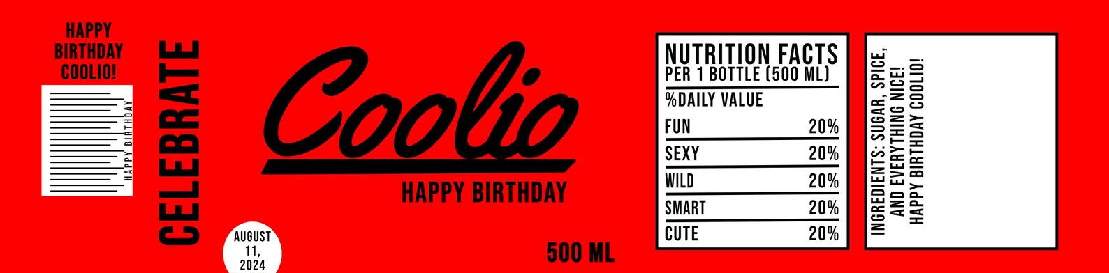 Digital Download - Personalized Coke Label, Coke Bottle, Cola Label ...