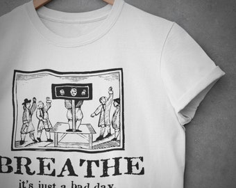 BREATHE | 18th century quote | Benjamin Franklin | Unisex Jersey Short Sleeve Tee