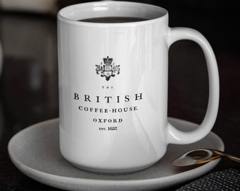 The British Coffee House | White Ceramic Mug 15oz