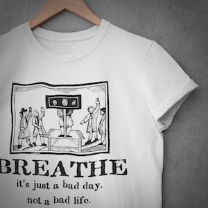 RESPIRE | Citação do século XVIII | Benjamim Franklin | Camiseta unissex de manga curta em jersey