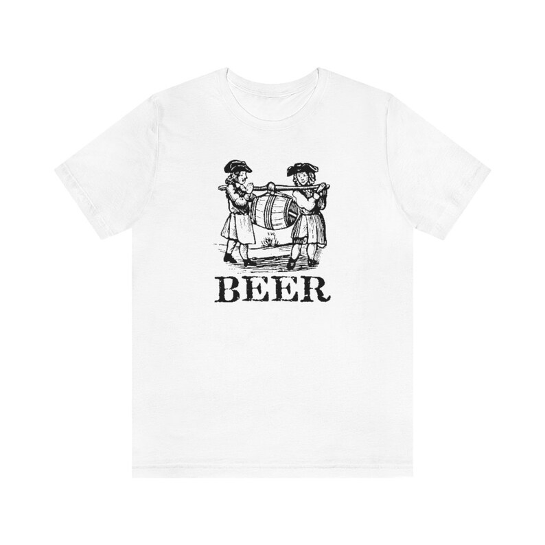 Beer Tshirt 18th Century Beer Design Unisex Jersey Short Sleeve Tee Etsy
