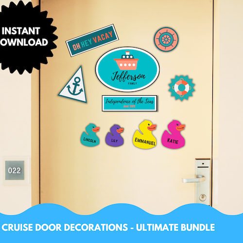 Cruise Door Decorations Printable Ultimate Magnet Bundle PDF - Etsy