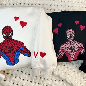 Spiderman Crewneck, Spiderman Sweatshirt, Spiderman embroidered sweatshirt, Vintage sweatshirts, No Way home sweatshirt, Birthday