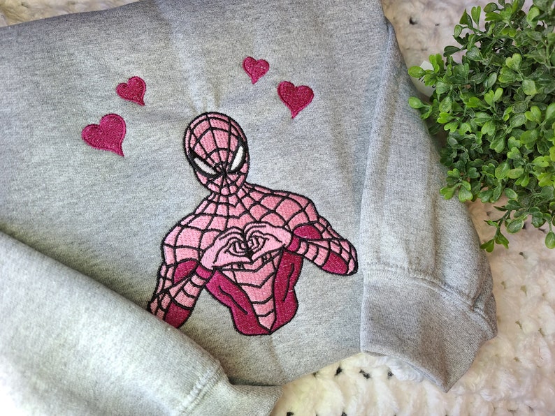 Spiderman Crewneck, Spiderman Sweatshirt, Spiderman embroidered sweatshirt, Vintage sweatshirts, No Way home sweatshirt, Birthday 