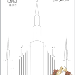 Printable Temple Dot to Dot Packet - Church of Jesus Christ of Latter ...