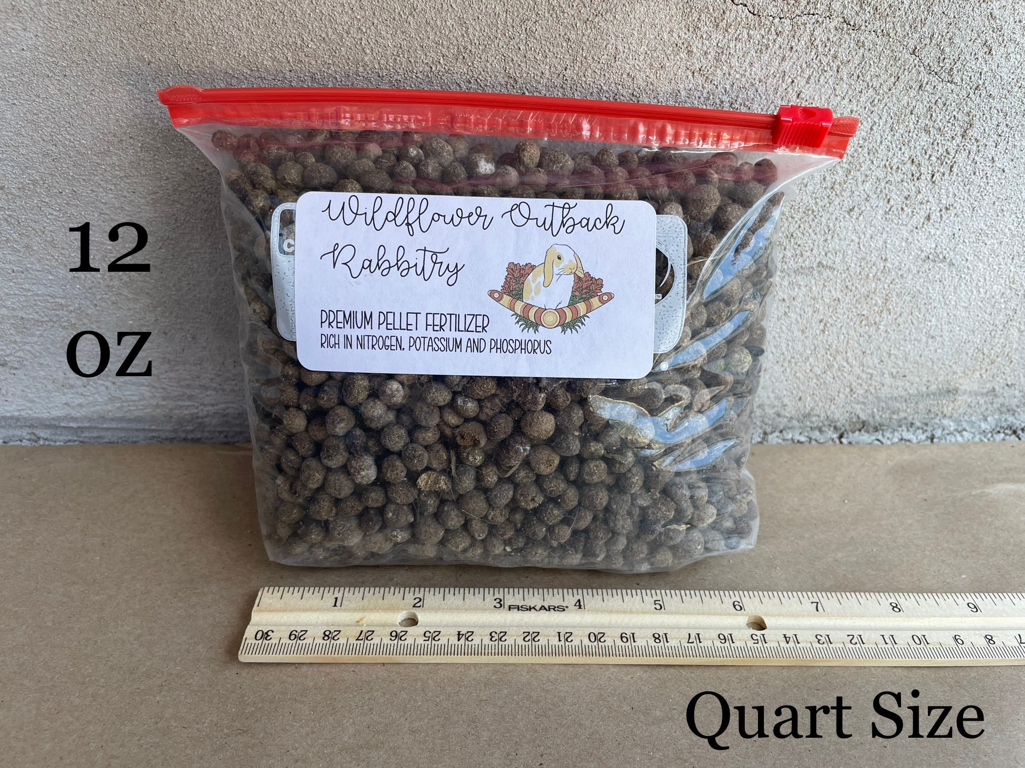 Rabbit Poop Fertilizer Quart or Gallon Size Etsy
