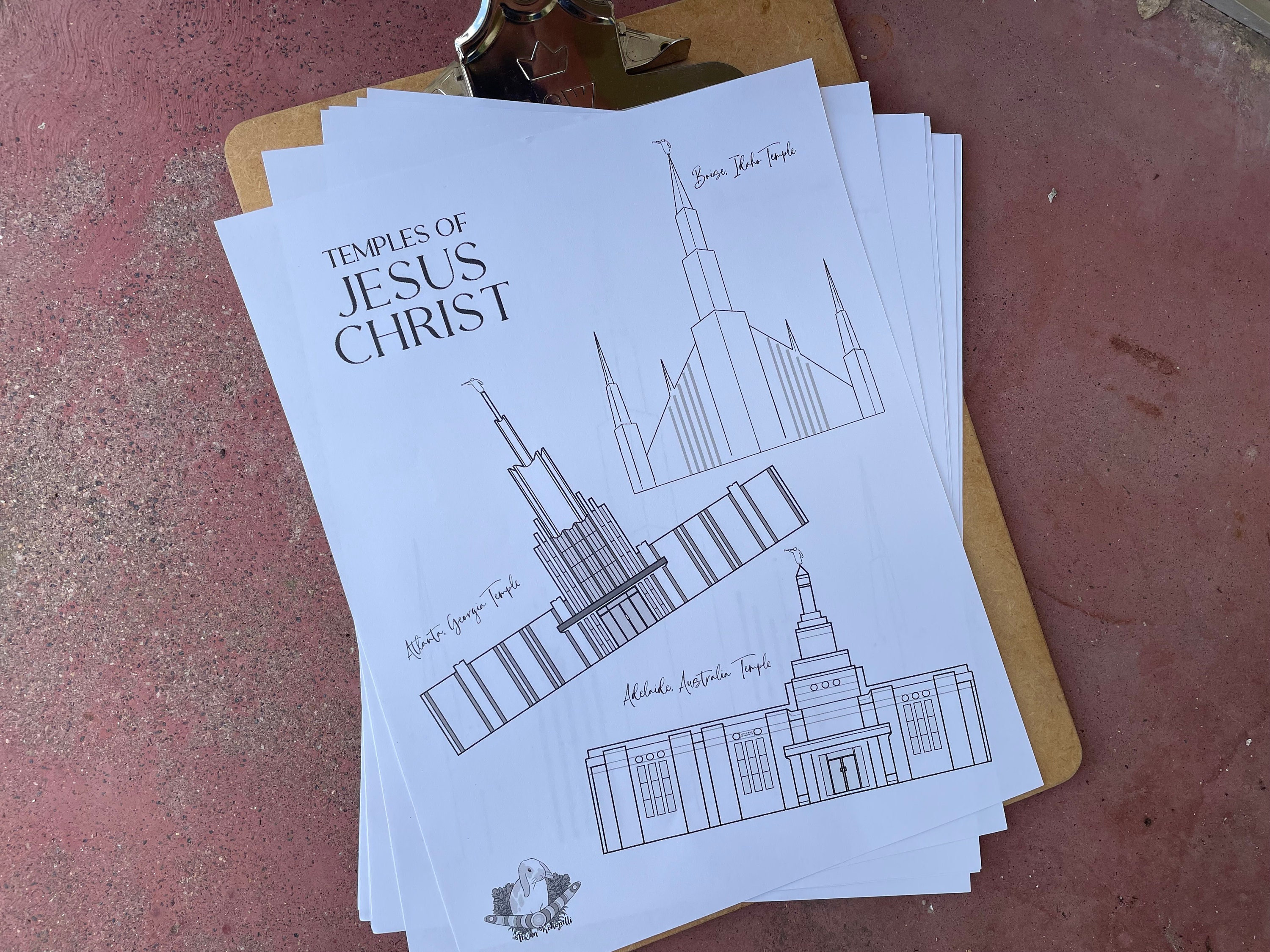 Printable Temple Dot to Dot Packet - Church of Jesus Christ of Latter ...