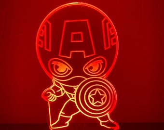 Captain America LED Nachtlicht!