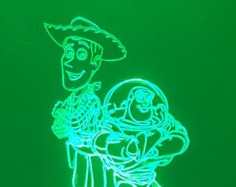 Woody and Buzz Lightyear LED Nightlight