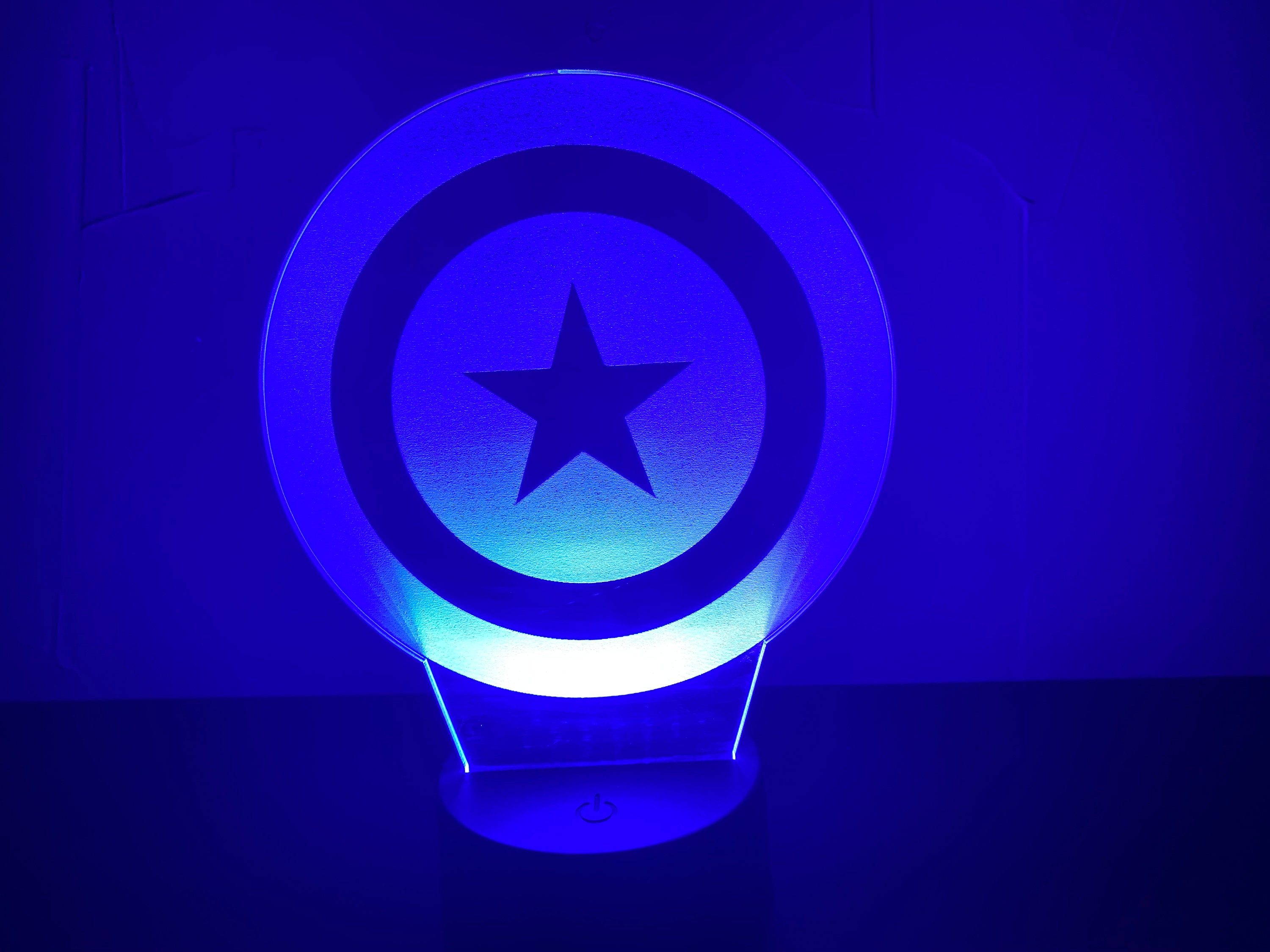 Large Captain America Shield 6” Round