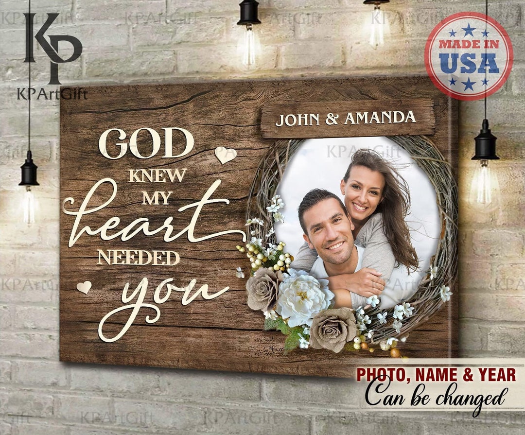 At The End Of Our Lives - Personalized Horizontal Canvas - Gift For Couples, Husband Wife