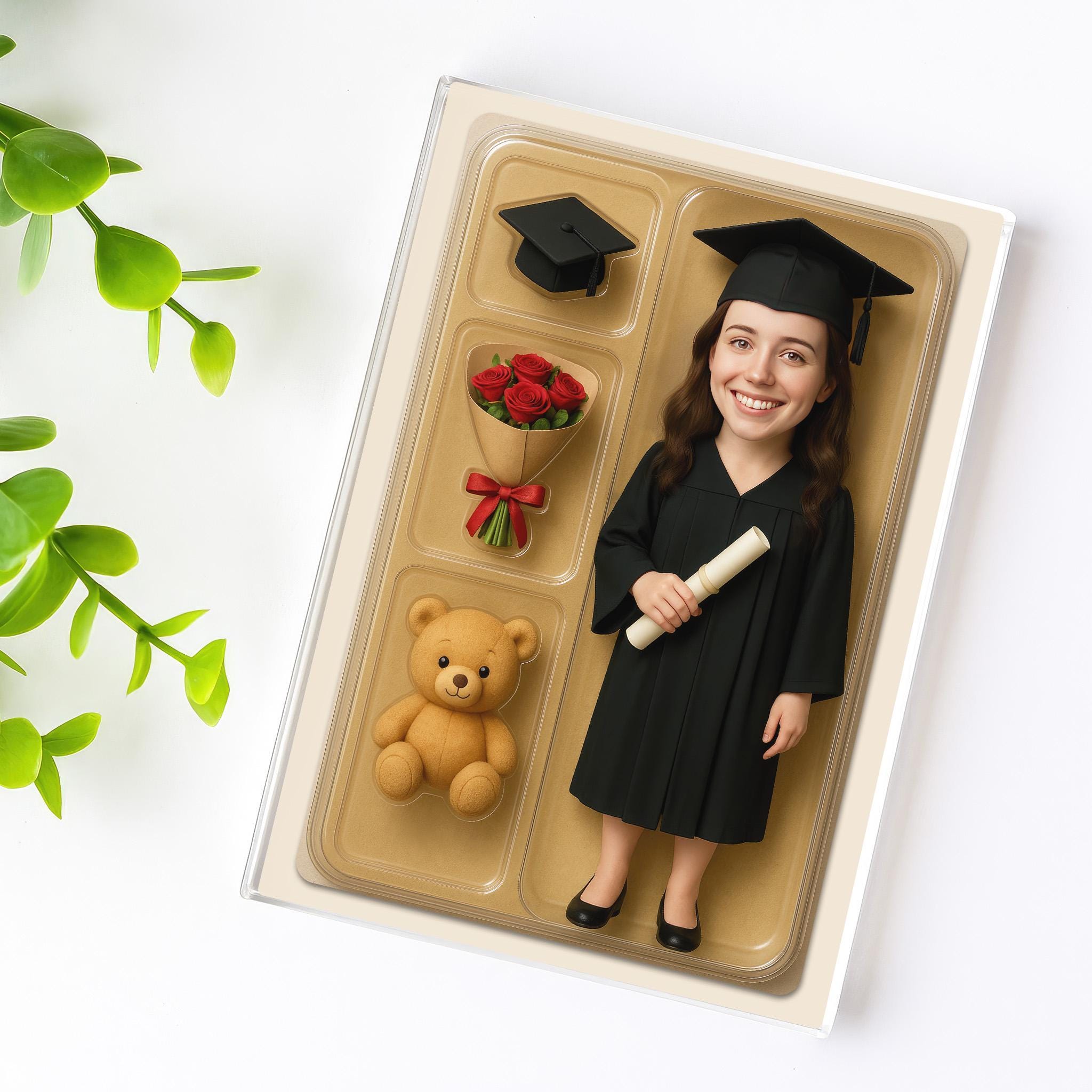Graduation Custom Figure Plaque, Personalized Acrylic Block, Graduation ...