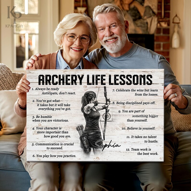 Archery Life Lessons Canvas Poster, Favorite Songs Playlist, Mother Day ...
