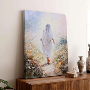 Virgin Mary Catholic Printable Art Set Canvas, Mother Mary Gallery Poster, Christian Scripture Luke 1:46, Gift for Catholic Women 0753