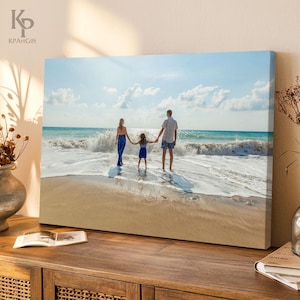 Custom Photo on Wood Canvas, Personalized Portrait Engraved on Wood, Custom Wall Art Poster, Unique Long Distance Gift 0087