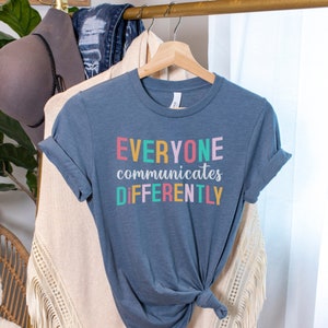 Autism Awareness Shirt, Neurodiversity Shirt, SLP Teacher TShirt, Special Education Teacher Gift, Inclusion Shirt Autism Acceptance SPED Tee