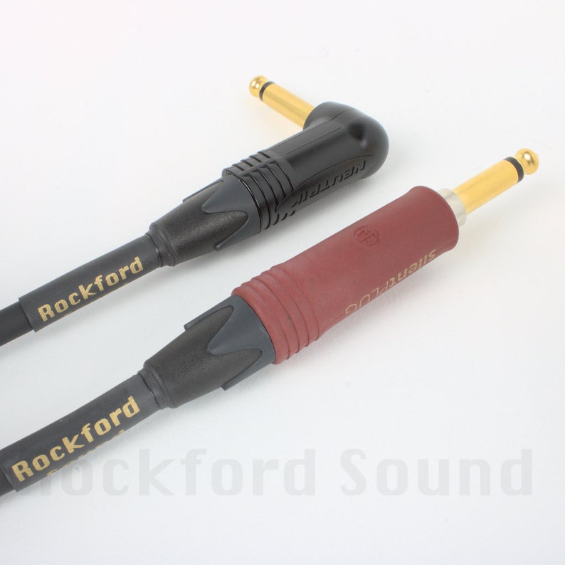 35 Foot - Gotham GAC-1 Ultra Pro - Premium Low-Cap (21 Pf/F) Guitar Bass Instrument Cable – W/Neutrik Gold Straight To Straight ¼ Inch (6.35mm) TS Connectors - CUSTOM MADE By WORLDS