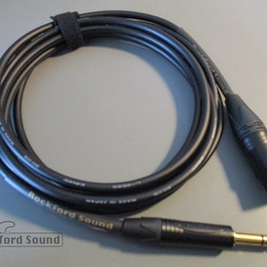 Canare L-4E6S Star Quad Balanced Cable | Gold XLR Female to 1/4&quot; TRS | Lifetime Warranty