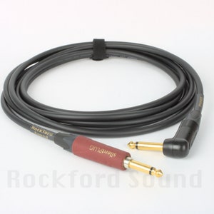 Mogami W2524 Guitar Cable | RA to 1/4&quot; silentPlug Gold Neutrik | Specify Length