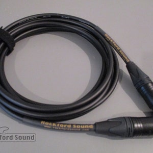 Canare L-4E6S Star Quad Mic Cable | Gold XLR to XLR | Lifetime Warranty Mic Cable