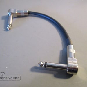 6 IN - Mogami W2319 Pedalboard Patch Kabel mit G&H VLP Winkel Plugs - 15 zoll