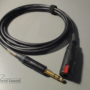 Canare L-4E6S Star Quad Headphone Extension Cable | Gold Neutrik 1/4&quot; TRS to Female TRS