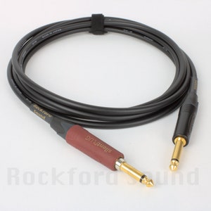 Canare GS-6 Guitar Cable | 1/4&quot; to 1/4&quot; silentPlug Gold Neutrik | Specify Length