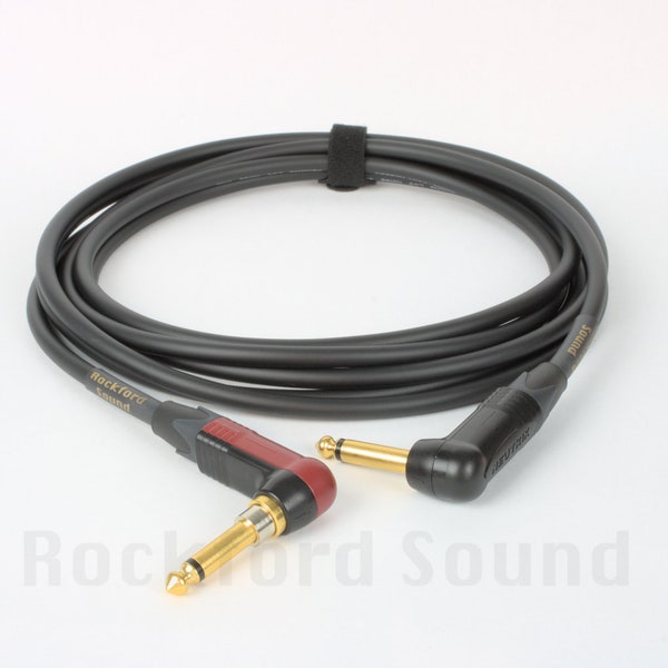 Mogami W2524 Câble guitare | RA à RA silentPlug Gold Neutrik | Spécifier la longueur